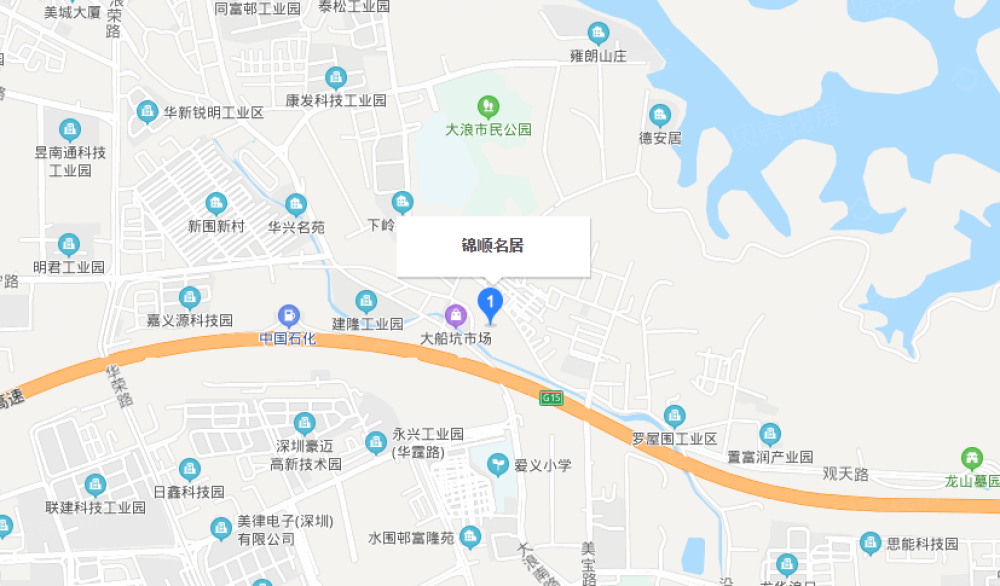 锦顺名居区位