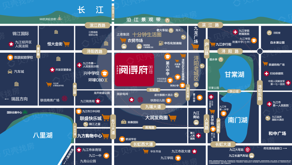 佳源阅浔府区位