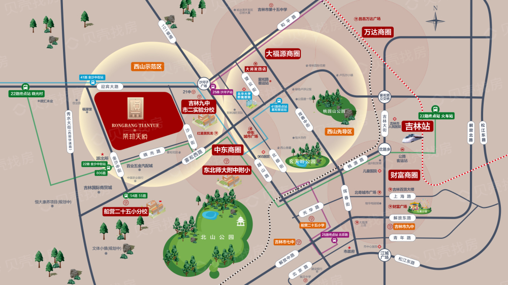 榮邦天悦区位