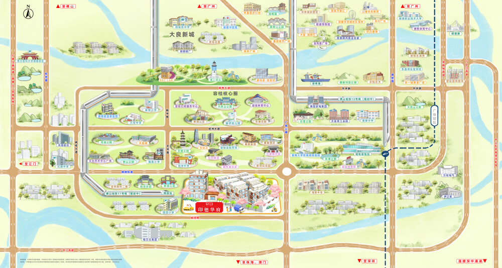 印德华府区位