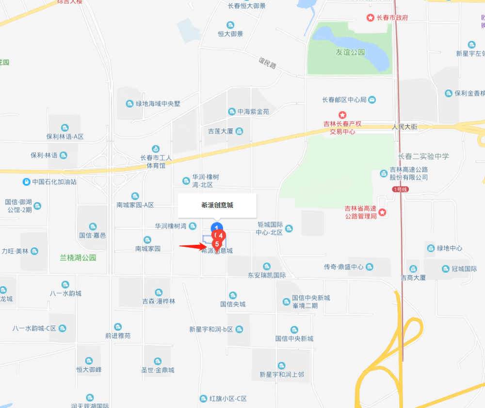 希派创意城区位