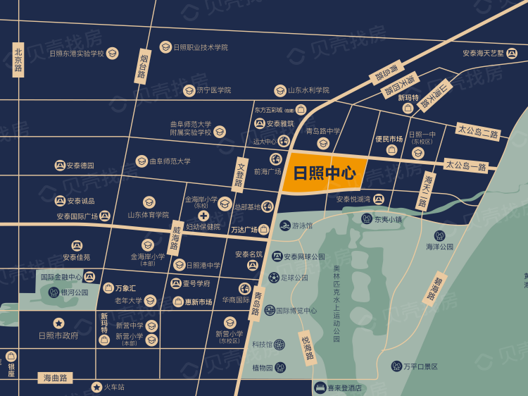 日照中心云筑区位相册