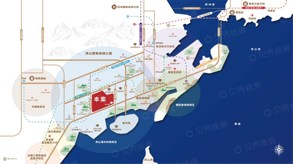 中交海发山海大观区位