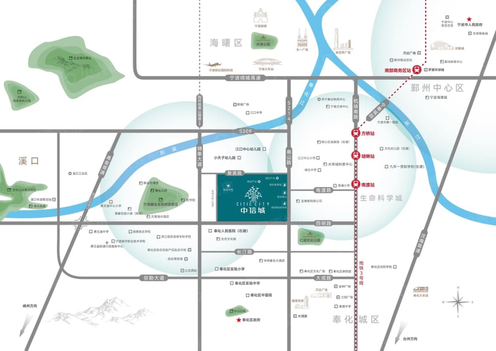 中信城区位