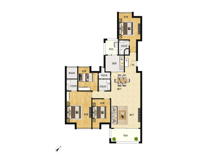江山一品--建面 151m²