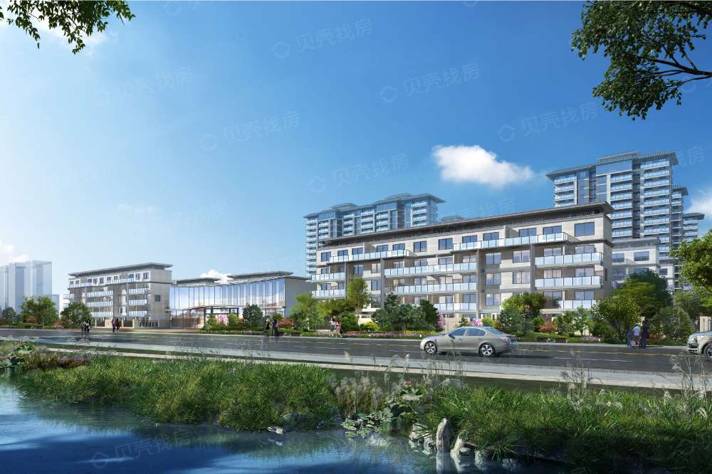 建业紫园效果图