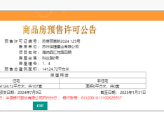 科技城幸福里预售许可证