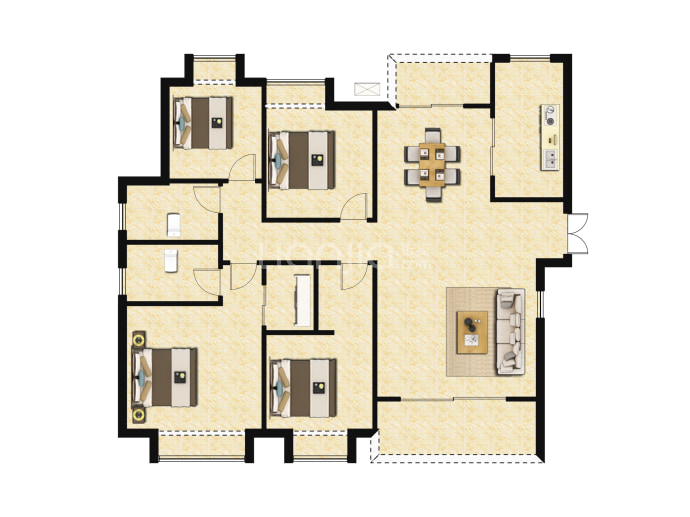 阳光城溪山悦--建面 141m²