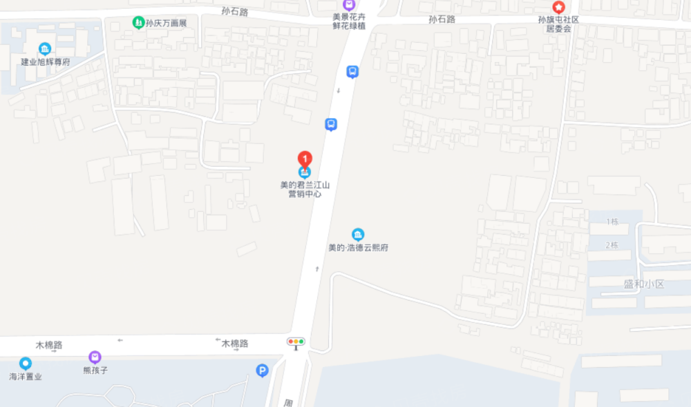 美的-君兰江山区位