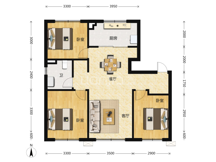 保利阅云台--建面 99m²