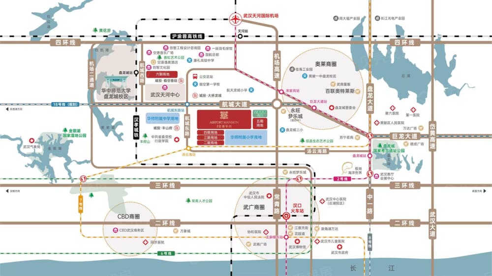 城投·空港华府区位