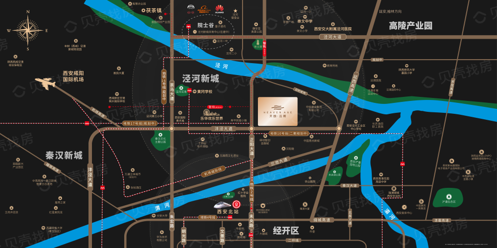 天朗·云熙区位