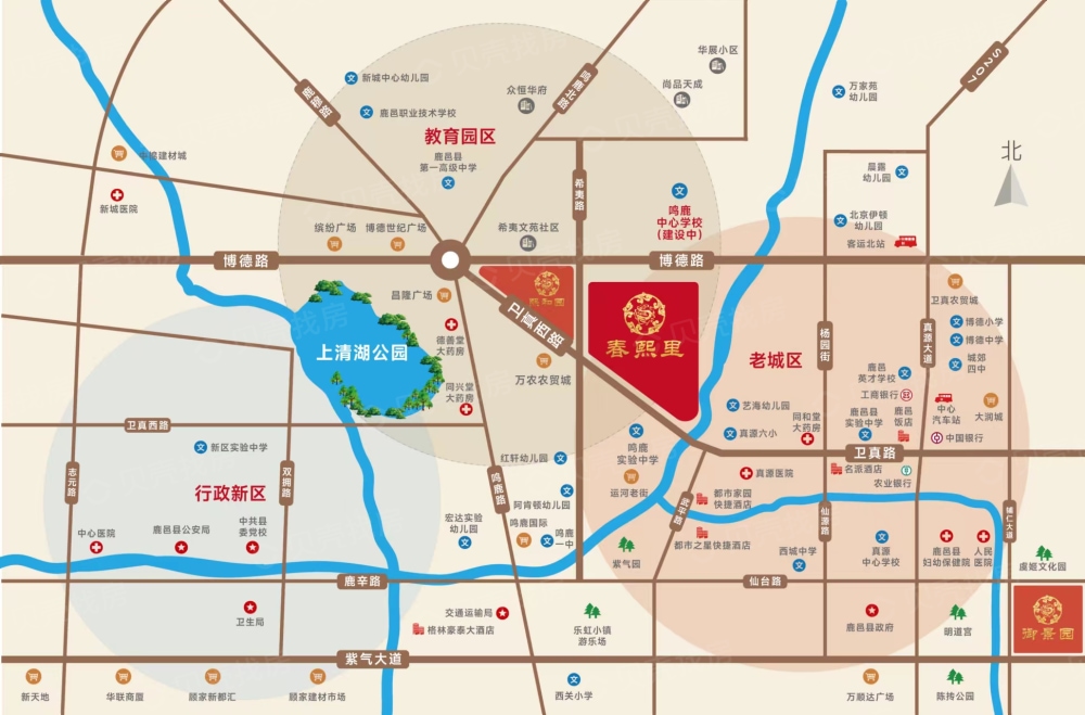 鹿邑春熙里区位