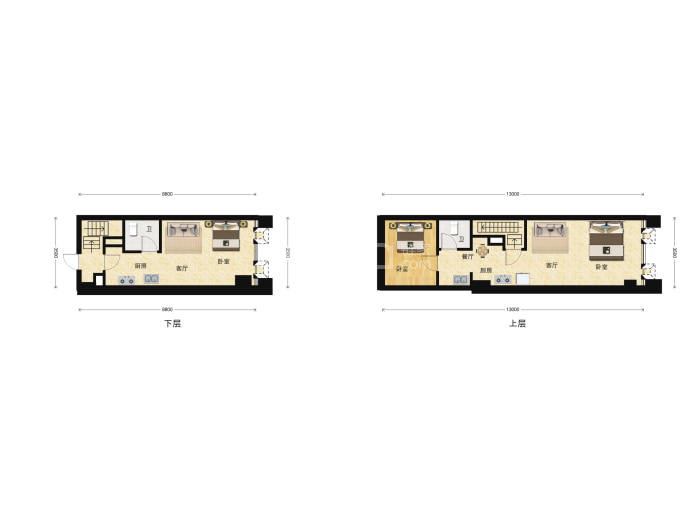 中一鲲出--建面 54.8m²