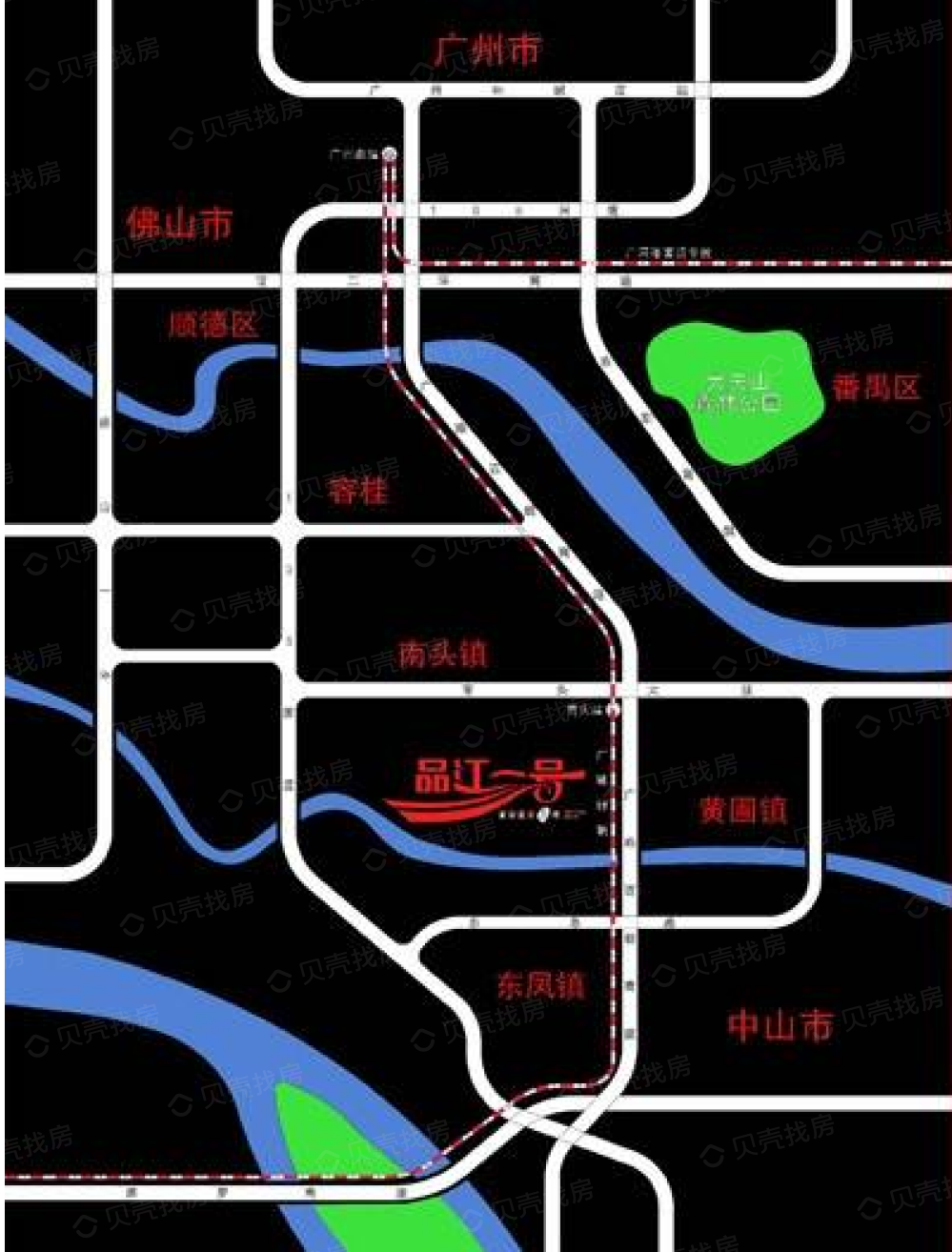 品江一号区位