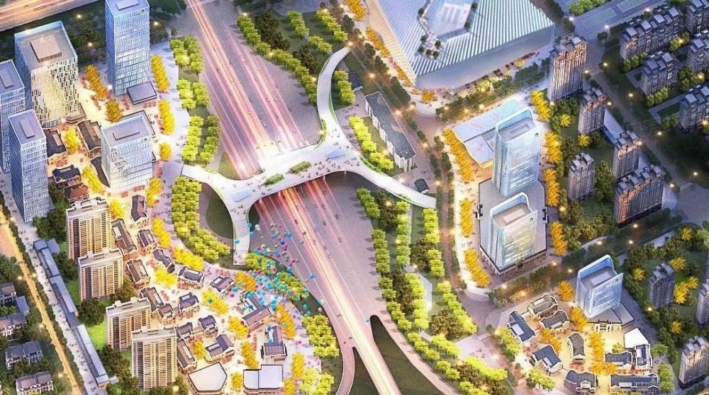 绿地全球贸易港效果图
