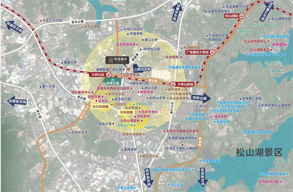 松湖瑞府区位