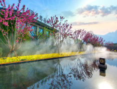 郑州恒大嵩岳桃花源实景图