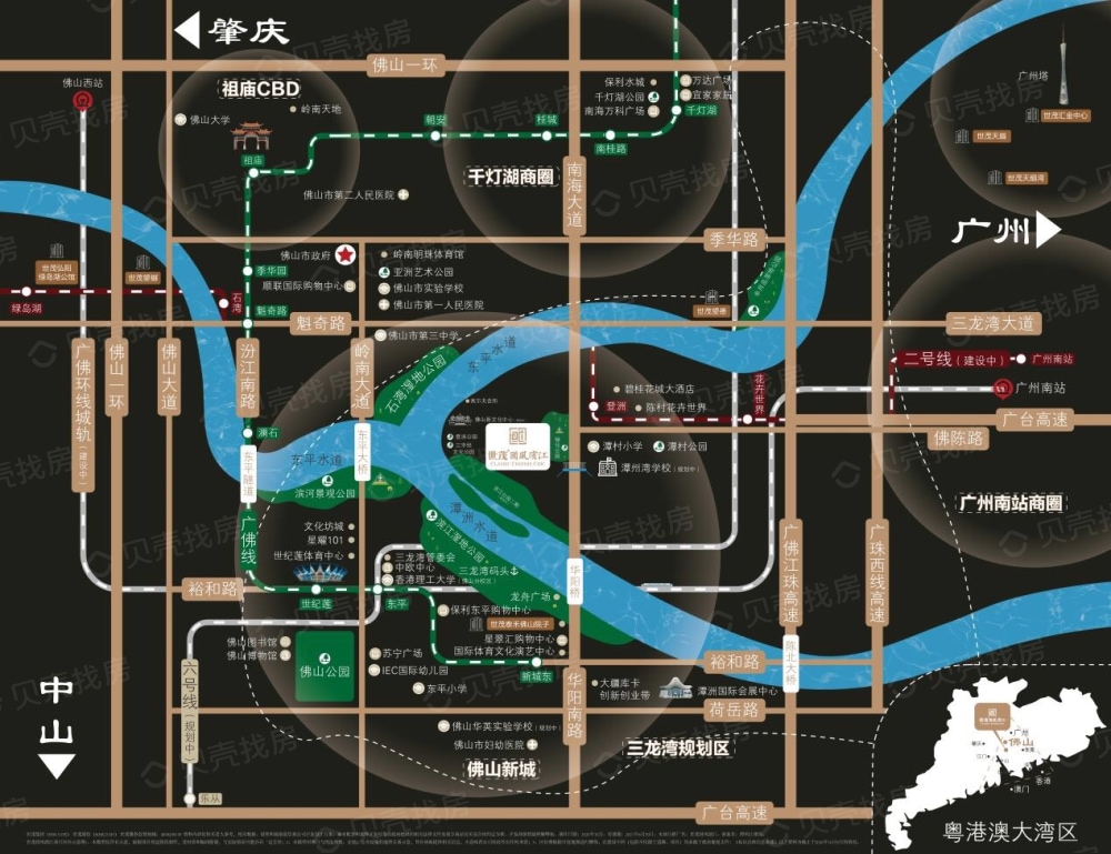 世茂国风滨江区位