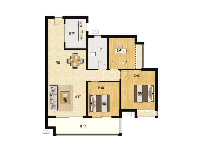 融创臻园--建面 86m²