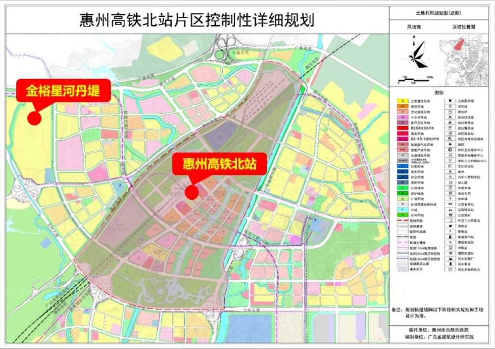 金裕星河丹堤区位