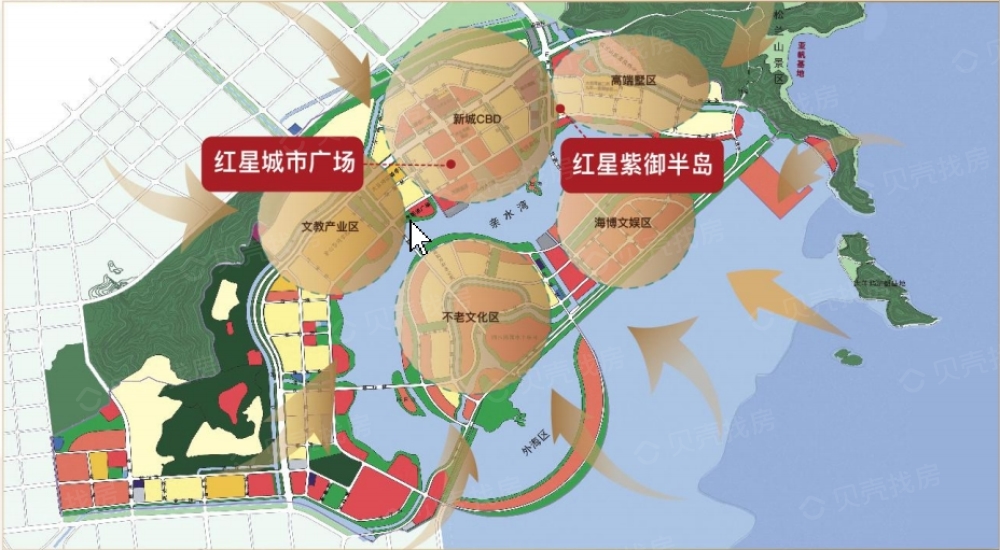 红星紫御半岛小区配套