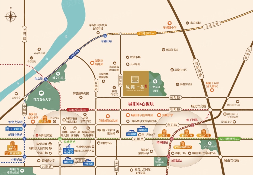 天一仁和珑樾一品区位