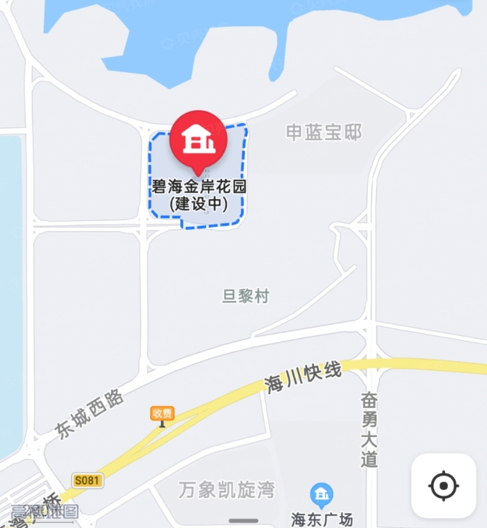 碧海金岸花园区位