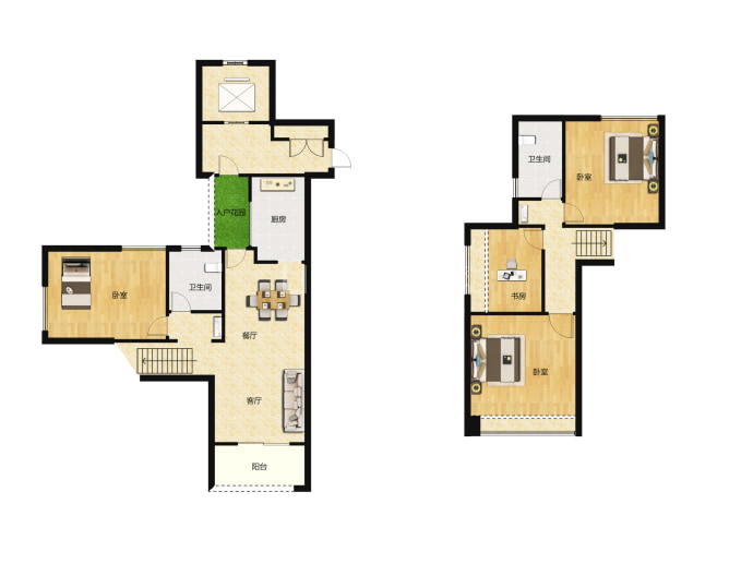 香江天赋--建面 96m²