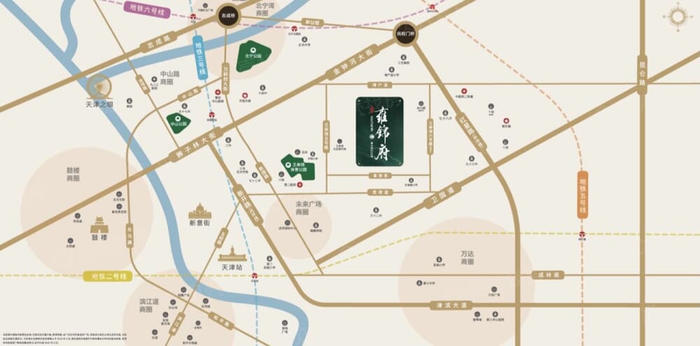蓝光雍锦府区位