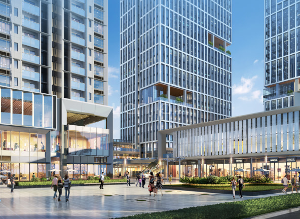 (梅林中学旁)户型:1室/2室建面 49-78㎡中粮·福田大悦广场在售商业类