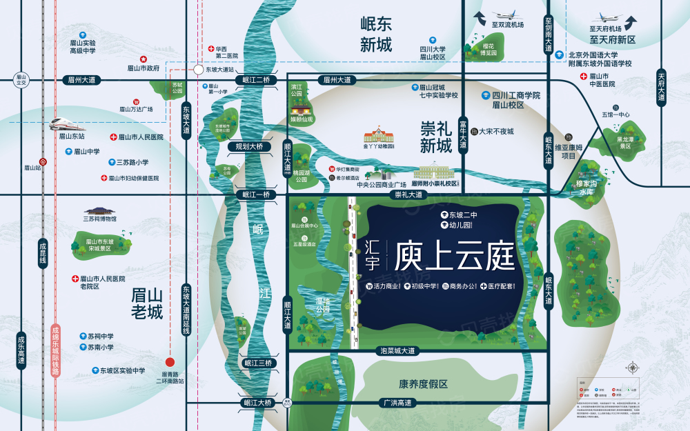 汇宇·庾上云庭区位