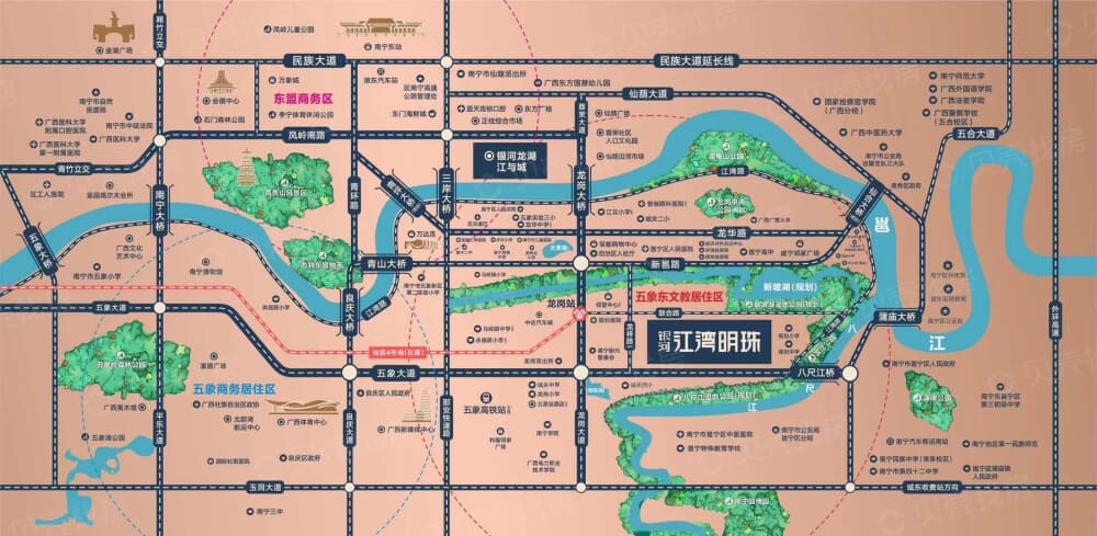 银河江湾明珠区位