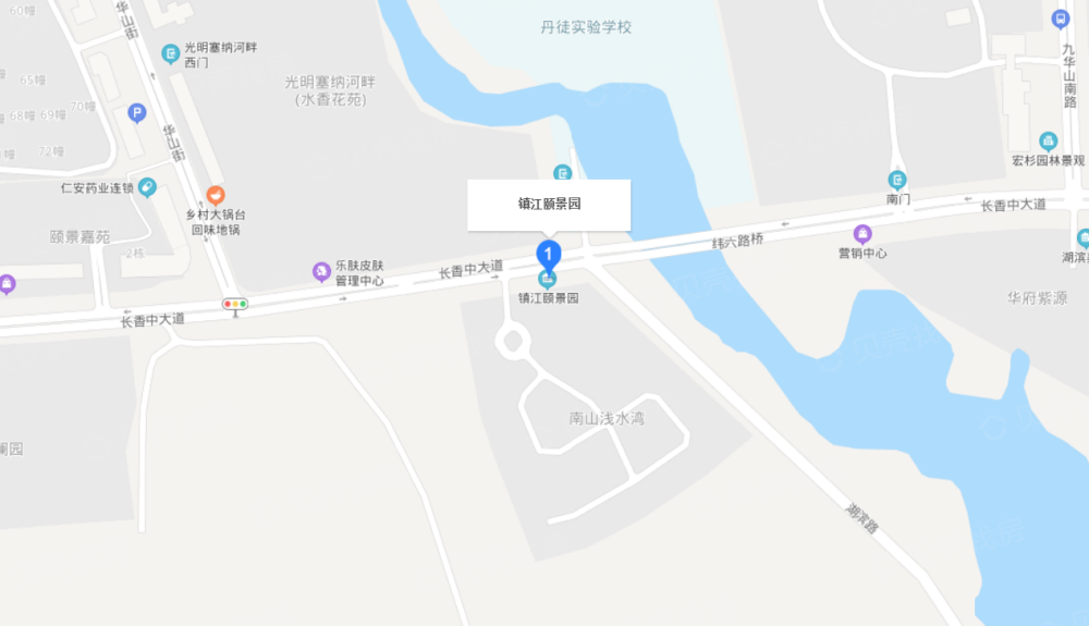 南山浅水湾区位