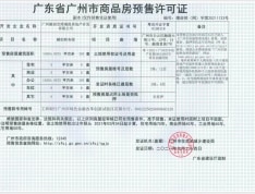 广州空港融创中心预售许可证