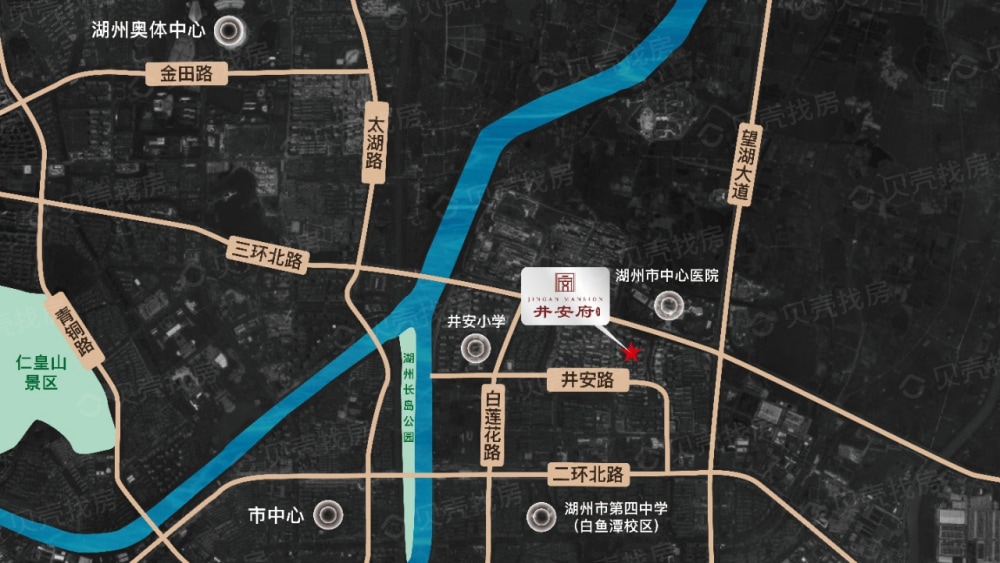 井安府东区区位