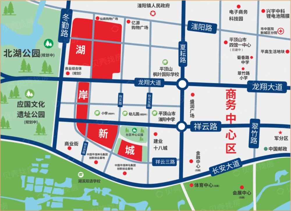 绿城·湖岸新城区位
