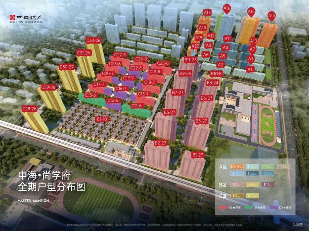 中海尚学府二期效果图