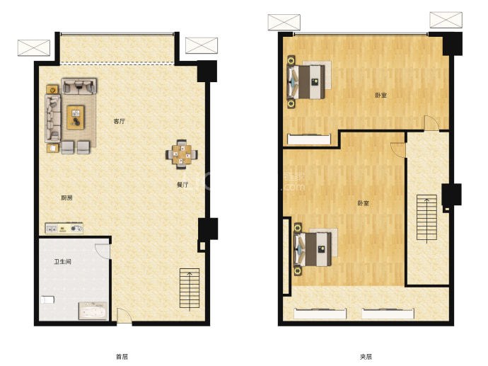 家和天曜--建面 43m²