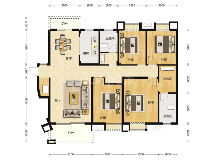 望达智造小镇--建面 143m²