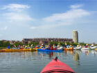 鹭山湖实景图