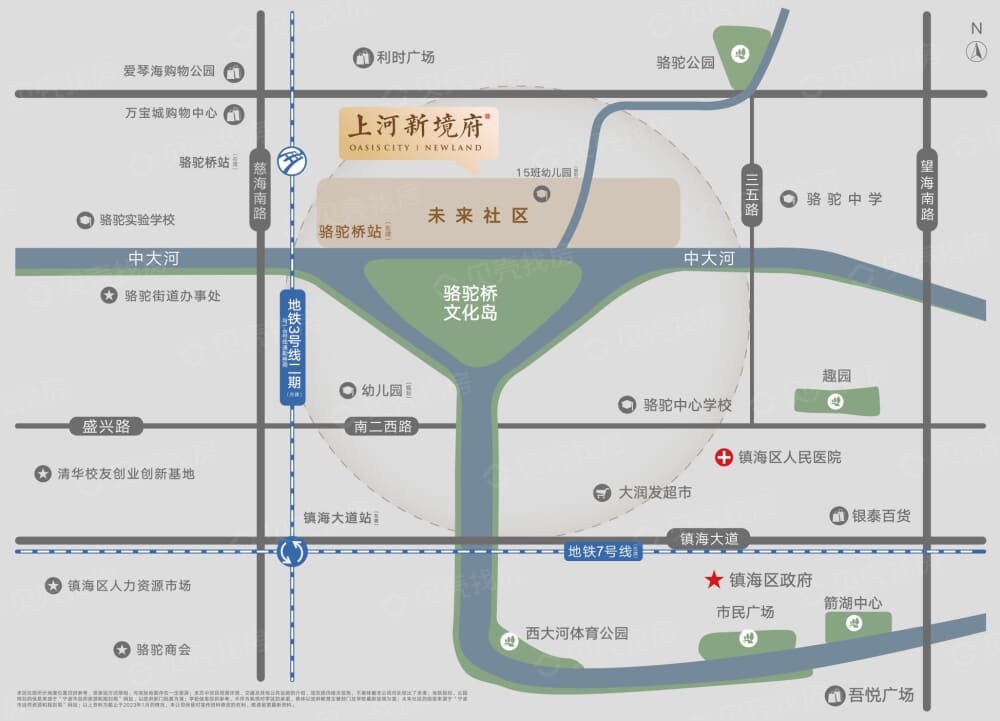 上河新境府区位