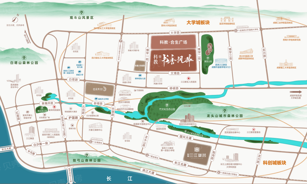 科教书香风华区位