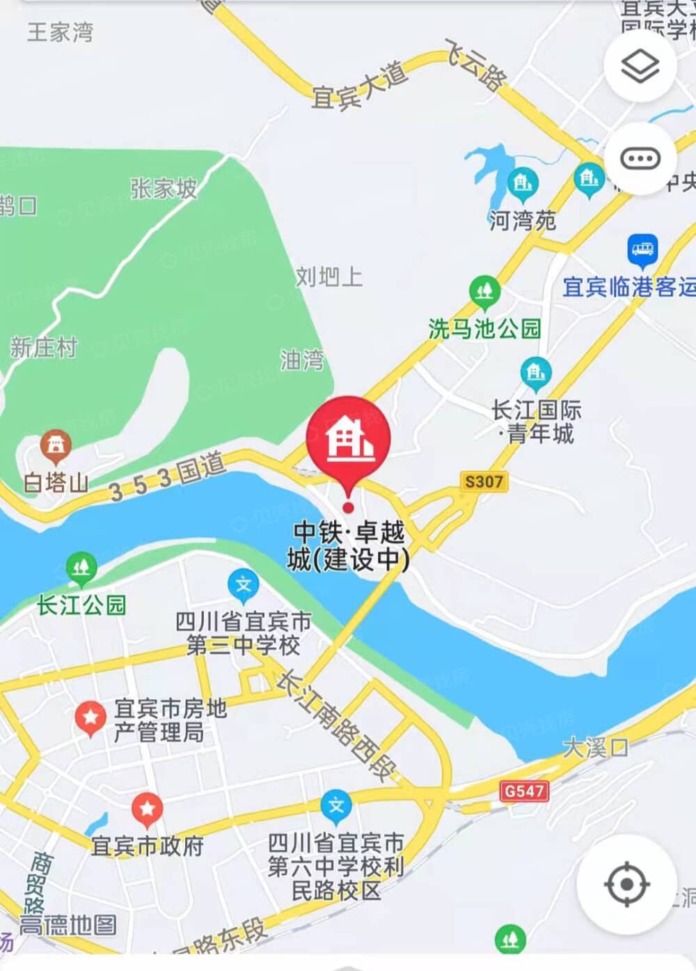 长江阁】_宜宾翠屏区中铁卓越城.