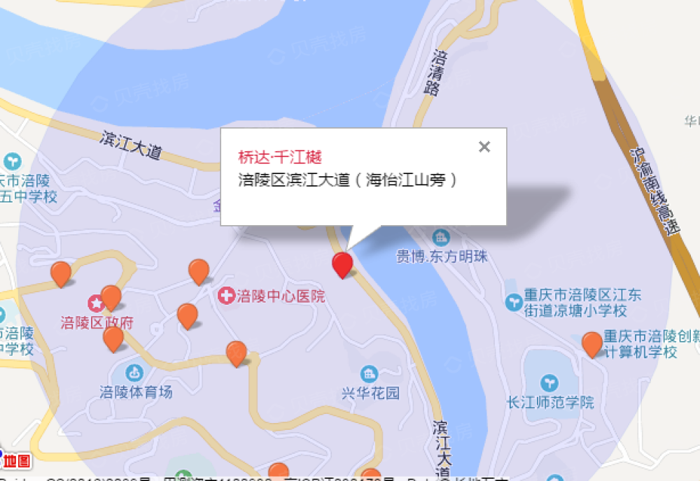 桥达千江樾区位