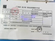 鼎龙湾预售许可证