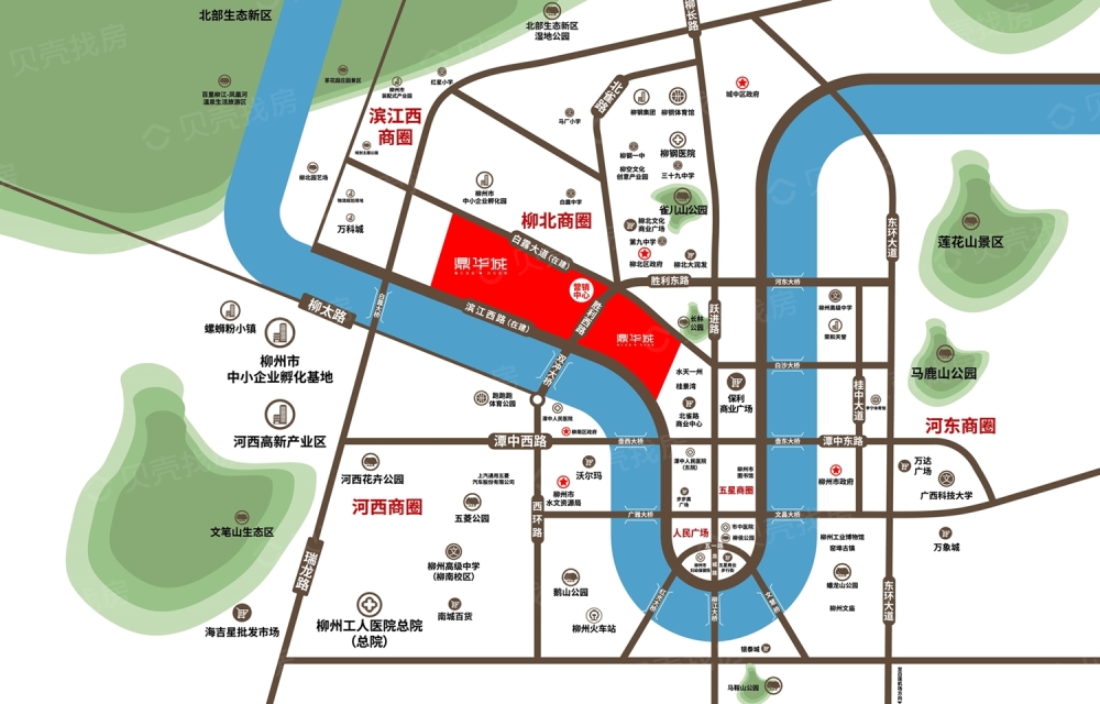 鼎华城区位