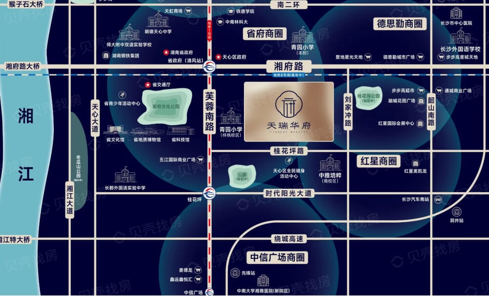天瑞华府区位