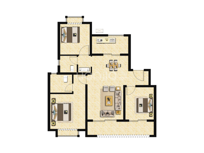 雍锦逸境府--建面 103m²