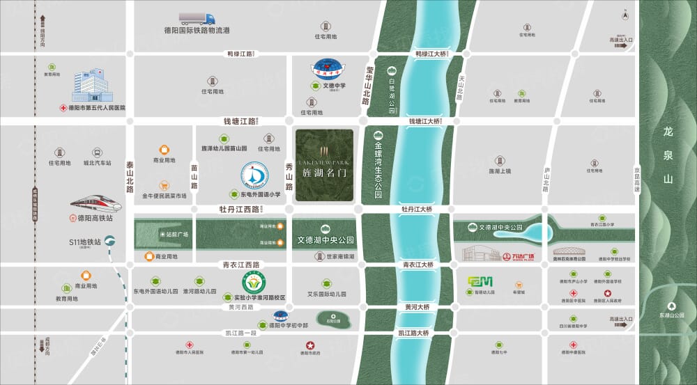 旌湖名门区位